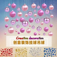 クリスマスデコレーションボールショッピングモールジュエリーストアお祭り雰囲気レイアウト混合ハンギングボールストア天井特別なボール