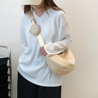 ナイロン団子バッグ日本製万能クロスボディバッグカジュアル大容量キャンバスバッグサマークラスショルダー通勤バッグ