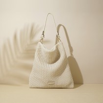 2024 夏の新作トートバッグレディース大型バッグ 大容量 仕事用シンプル通勤シングルショルダークロスボディバッグ