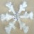 60c六杆泡沫雪花片一片