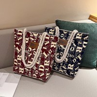 新しいスタイルのキャンバスバッグ、多用途な妖精のショルダーバッグ、ハンドバッグ、大容量の学生ブックバッグ