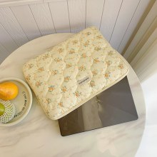 韓国語版の優しい小さな i 生花 ipad 収納袋 11 インチインナースリーブバッグ 13-15 インチラップトップバッグ