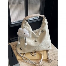 女性のための大容量バッグ 2024 新デザインニッチデザイン通勤多機能ダブルショルダーシングルショルダークロスボディバックパック