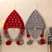 新しいクリスマス装飾クリエイティブフォレストマンホームペンダント漫画人形壁掛けカレンダー