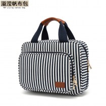 ハンドバッグレディースカジュアルトイレタリーバッグ多機能防水キャンバストラベルバッグ多層