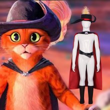 長靴をはいた猫 2 猫ヒーロー同じ cos 衣装子供用ハロウィンコスプレマントステージパフォーマンス衣装