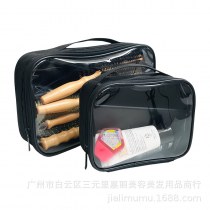 新しいトラベルストレージバッグ、トイレタリーバッグ、透明化粧品バッグ卸売、PVC化粧品バッグ、小さなポータブルオーガナイザーバッグ