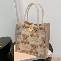 かわいいクマのランチボックスランチバッグ夏の新しいファッションファッショントートバッグインショルダー小さなショルダーバッグ