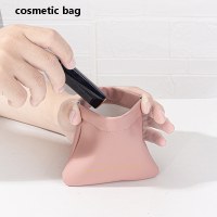 自動的に閉じるデータケーブル収納袋口紅バッグ有線イヤホンポータブルバッグ電源充電器ポータブル収納袋
