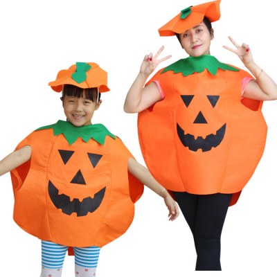 ハロウィン子供用コスチューム大人のカボチャの衣装幼稚園パフォーマンスカボチャのドレスアップ子供のカボチャの服