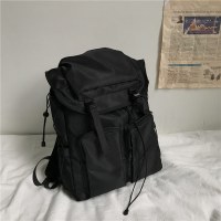 韓国イン作業服ダークスタイルのバックパック女性のための日本の原宿旅行バックパック男性のためのレトロな香港スタイルの学生スクールバッグ