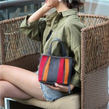 女性のポータブル ブリーフケース プロフェッショナル 通勤 ストライプ シンプル ショルダー ラージ バッグ イン 大容量 セイル