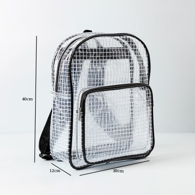 40*30*12 耐荷重 10 キログラム防塵静電気防止メッシュ透明 PVC バックパック静電気を防ぐ
