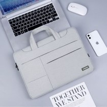 15.6 インチ ポータブル ラップトップ バッグ、ビジネス メンズ ブリーフケース、キャンバス ライナー バッグ、クロスボディ バッグ