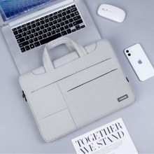 15.6 インチ ポータブル ラップトップ バッグ、ビジネス メンズ ブリーフケース、キャンバス ライナー バッグ、クロスボディ バッグ