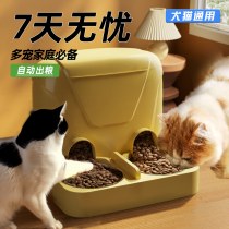 ダブルボウル自動猫フィーダー犬ボウル猫洗面器ペットフィーダー猫ボウルマルチ猫家庭用ペット用品