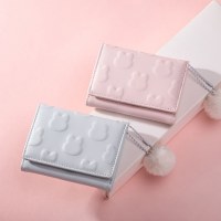 新しい韓国スタイルの女の子用小さな財布、ウサギの小銭入れ、新鮮、甘い、高見え、ニッチな森スタイル