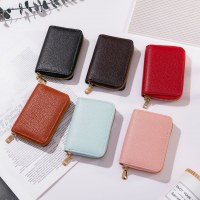 女性用アコーディオンカードホルダー、韓国スタイルの小石カードホルダー、メンズオールマッチカジュアルビジネスクレジットカード収納バッグ