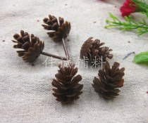 プラスチックシミュレーション松ぼっくりプラスチック大小松ぼっくりクリスマスクラフトアクセサリー DIY アクセサリー 2-6 センチメートル