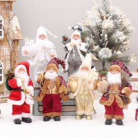 クリスマスニューオールドマン人形ウィンドウ装飾用品30センチメートルスタンディングサンタクロース