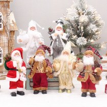 クリスマスニューオールドマン人形ウィンドウ装飾用品30センチメートルスタンディングサンタクロース