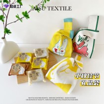 新しい中秋節ギフトバッグニットバッグ女性の翡翠ウサギソフトニットバッグコンパニオンギフトバッグハンドバッグ