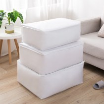 綿の衣類、荷物、移動や梱包を整理するための卸売キルト収納袋、特大容量、防水性と防湿性