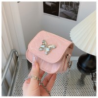 小さな正方形のバッグ女性のための 2024 新しいファッション弓テクスチャショルダーバッグ外国スタイルのソリッドカラーのシンプルなクロスボディバッグ