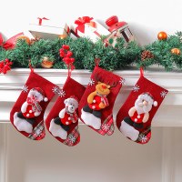 クリスマス キャンディ ギフト バッグ 大きなサンタ クロース 雪だるま ソックス クリスマス ツリーの装飾 クリスマス ソックス