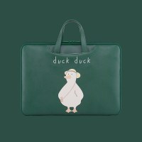 Apple ラップトップ ハンドバッグ ダイビング素材 MacBook に適した男性と女性のための漫画のラップトップ バッグ