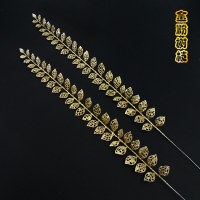 クリスマス装飾金粉葉金粉枝クリスマス装飾フラワーアレンジメントアクセサリーお祭り雰囲気撮影小道具