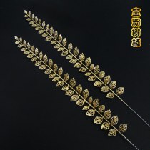 クリスマス装飾金粉葉金粉枝クリスマス装飾フラワーアレンジメントアクセサリーお祭り雰囲気撮影小道具