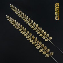 クリスマス装飾金粉葉金粉枝クリスマス装飾フラワーアレンジメントアクセサリーお祭り雰囲気撮影小道具