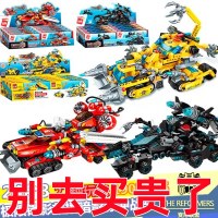 ビルディングブロック組立おもちゃエンジニアリングトラックフォークリフト Fengying チャリオット 8-in-1 知育玩具 6-12 歳のギフト