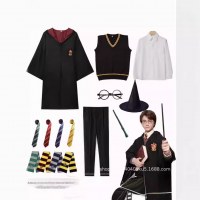 ハリーポッター魔法ローブcos衣装ハロウィン周辺マント学生服パフォーマンス衣装子供用魔法ローブ