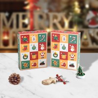 楽しいクリスマス ブラインドボックス 空箱 既製ポケポケ 手作りサプライズギフトボックス (5個/パック)