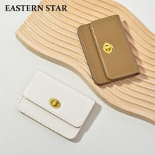 ニッチな新しいミニデザイナーウォレット、軽量レトロロックイン多層カードホルダー