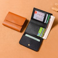 新しい三つ折り財布レディースショート韓国語バージョンシンプルな無地財布カードバッグ外国貿易小さな財布折りたたみレディース財布
