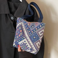 ハンドバッグバッグ女性のための 2023 ファッショナブルなレトロな手持ちバケツキャンバスバッグ外出用多用途手持ち小銭入れ