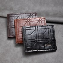 ショートメンズ 財布 薄型レトロビジネスカジュアル 財布 PU 財布 トレンディなパーソナライズされたソフトレザー 財布 卸売