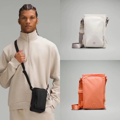 バッグ ウォーターボトルバッグ ルル 携帯電話バッグ フィットネス スポーツ ワンショルダー クロスボディ スモール キャンバス ミニ ショルダーバッグ 女性用