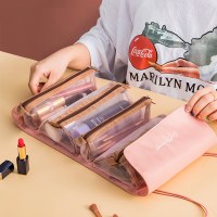 旅行ポータブル大容量取り外し可能なフォーインワン化粧品バッグバスアメニティと化粧品収納バッグ