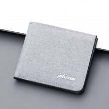 運転免許証財布用の複数のカードスロットを備えたメンズショートキャンバスウォレットメンズ超薄型ウォレットクロス