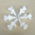 6齿30cm圆泡沫雪花1片