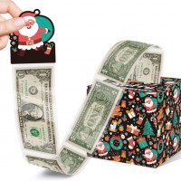 クリスマスパーティーデコレーション貯金箱クリスマスサプライズ現金貯金箱クリスマスギフトボックス