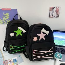 日本のかわいい女の子のバッグニッチ自家製五芒星バックパックイン大学生バッグ女子高校生バックパック