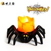 LEDハロウィーンキャンドル爆発パンプキンランプスパイダーキャンドルライトハロウィーンパーティーの雰囲気の装飾用品