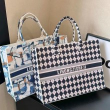 油絵フェルトトートバッグ新しいハンドバッグレディースハイエンド大容量プリント通勤ショッピングバッグ