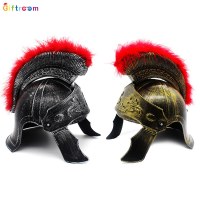ハロウィンコスプレ小道具スパルタ戦士ヘルメット一般的な帽子リトルレッドクラウン戦士の帽子古代ローマの帽子