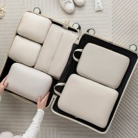 超軽量模造記憶布収納袋セットスーツケースポータブル衣類圧縮袋抗引き裂き防水収納袋